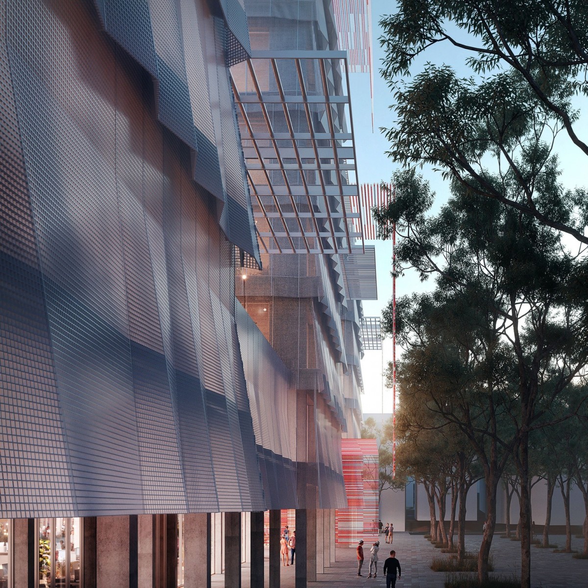 Прозрачное здание администрации в Албании Прозрачное здание администрации в Албании