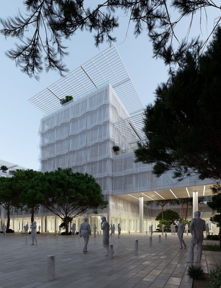 Прозрачное здание администрации в Албании Прозрачное здание администрации в Албании