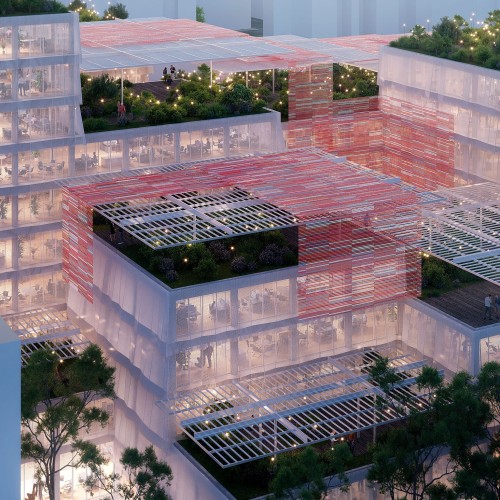 Прозрачное здание администрации в Албании Прозрачное здание администрации в Албании