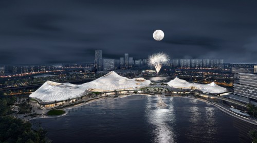 Художественный центр от MAD Architects — оазис тишины посреди небоскребов Художественный центр от MAD Architects — оазис тишины посреди небоскребов