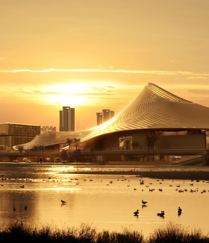 Художественный центр от MAD Architects — оазис тишины посреди небоскребов Художественный центр от MAD Architects — оазис тишины посреди небоскребов