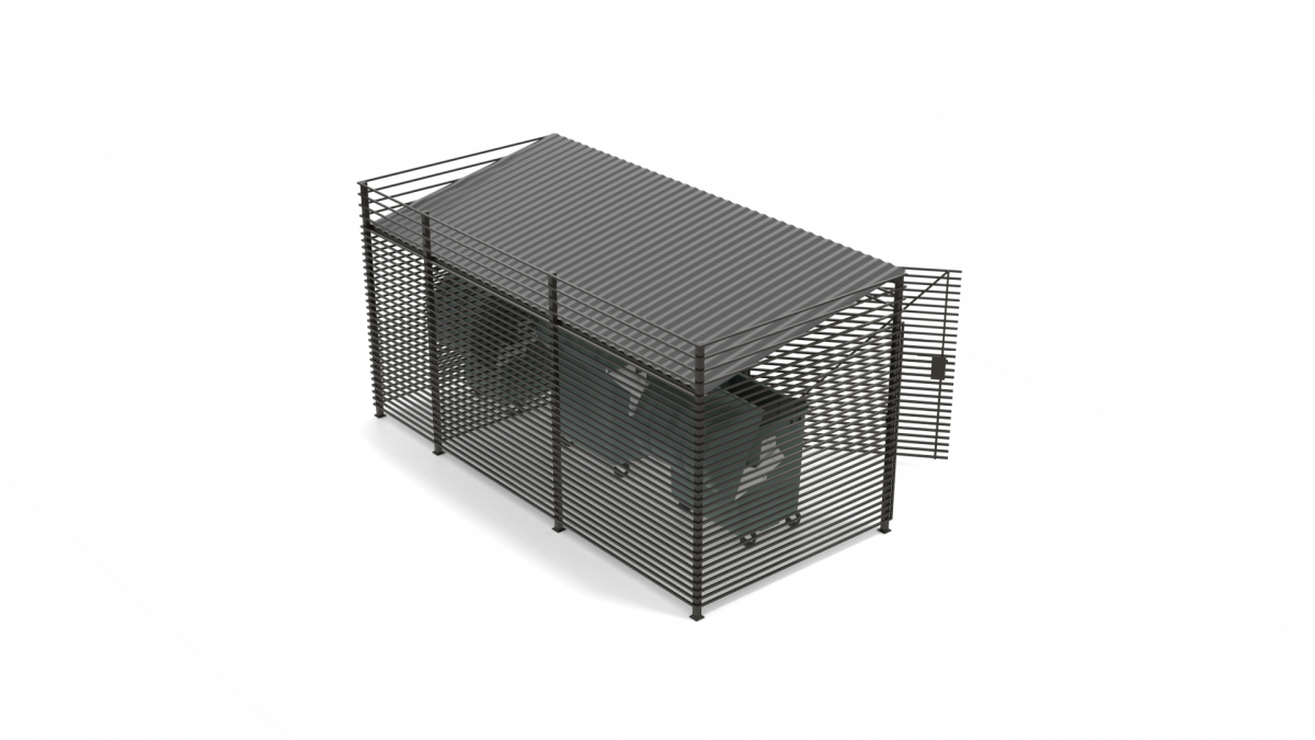 Контейнерная площадка КПМО-3.3К Контейнерная площадка КПМО-3.3К