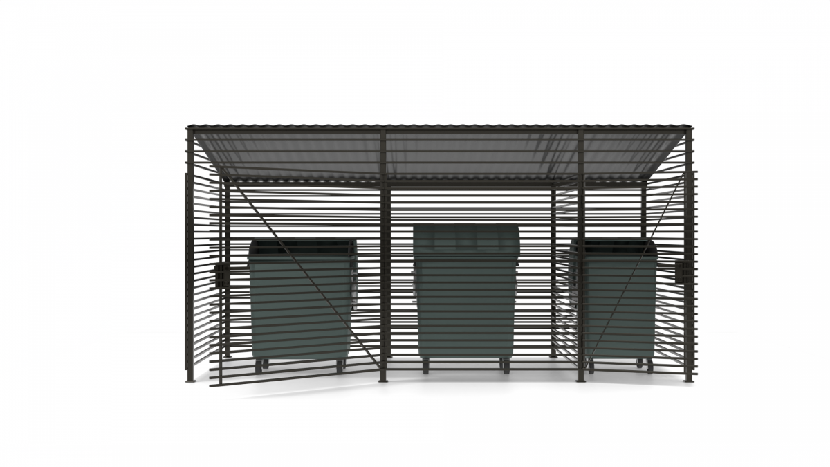 Контейнерная площадка КПМО-3.3К Контейнерная площадка КПМО-3.3К