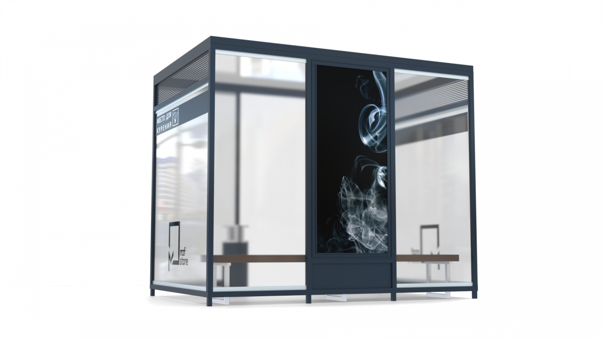 Павильон для курения ПК-21.1.1 Павильон для курения ПК-21.1.1