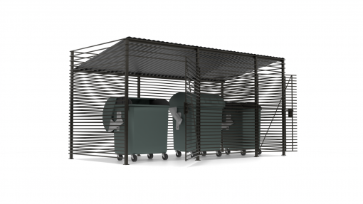 Контейнерная площадка КПМО-3.3К Контейнерная площадка КПМО-3.3К